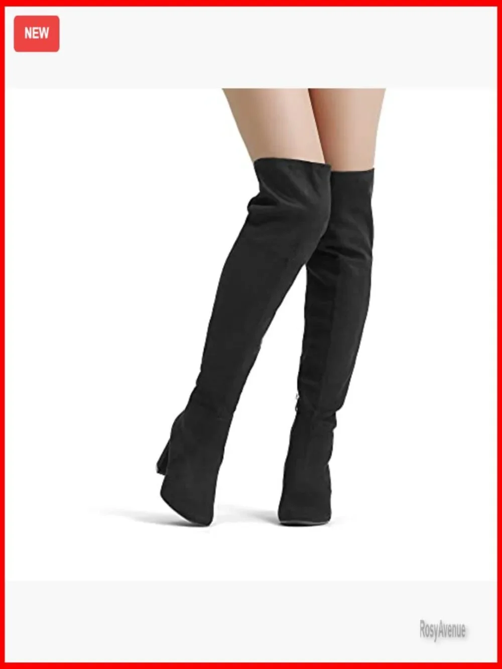 Women's Over the Knee Boots Chunky Heel Suede PU Thigh High